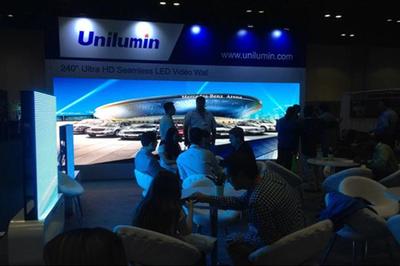 洲明科技UTV小間距引爆美國(guó)國(guó)際標(biāo)識(shí)展